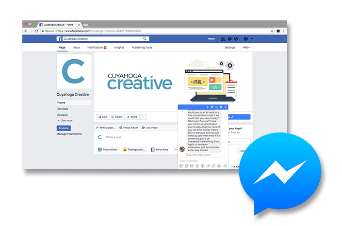 Facebook Messenger - Cuyahoga Creative